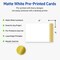 Avery Printable Rectangle Postcards, Gold Double-Dipped Edge, 4" x 6", Matte White Rectangle Postcards, Laser/Inkjet, 20ct, Great for Postcards